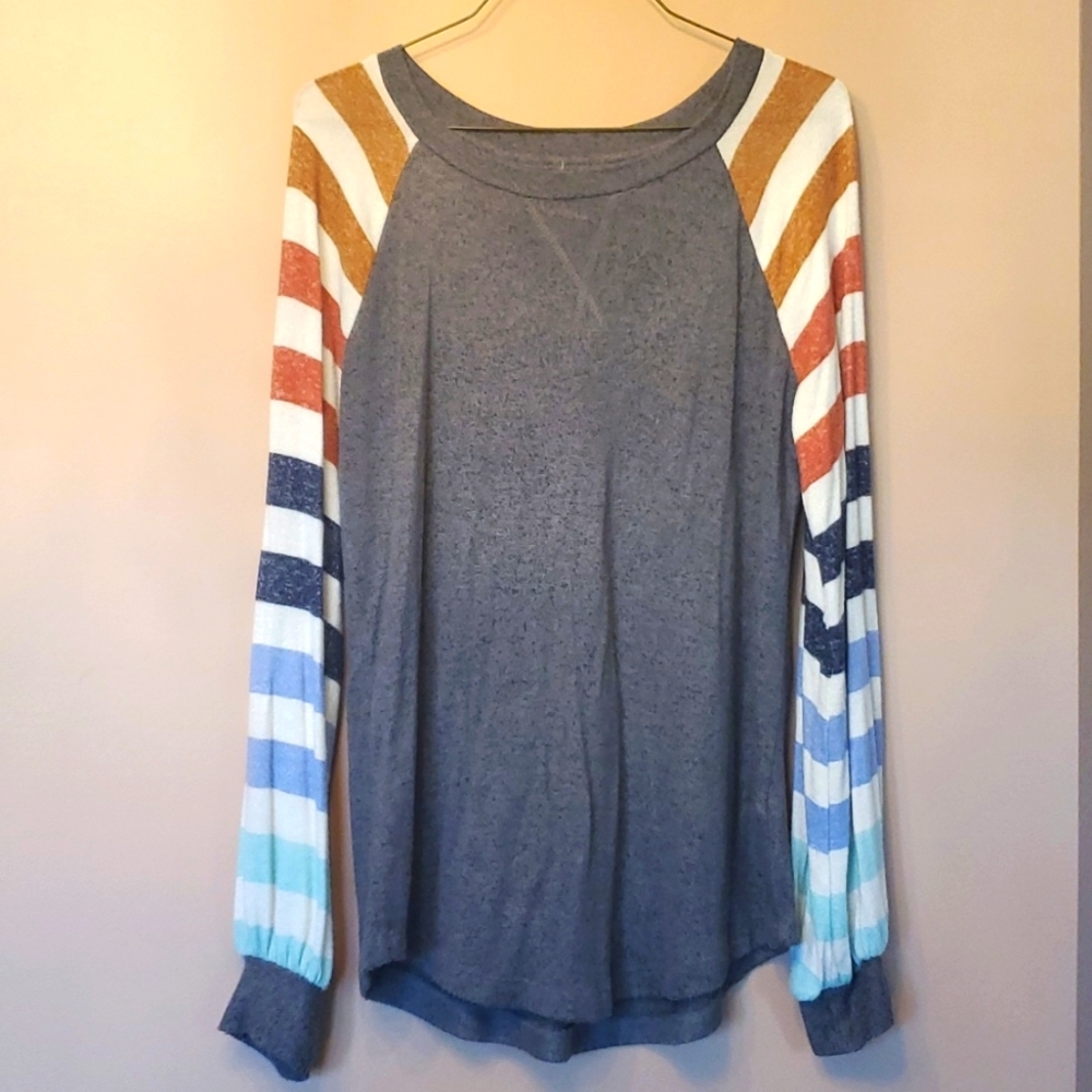 Striped Long Sleeve Top